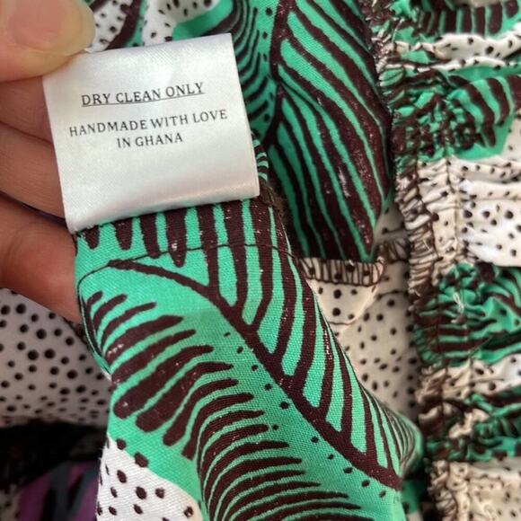 Sika Off the Shoulder Floral Printed Ruffle Maxi Dress Size 00 - Picture 14 of 14